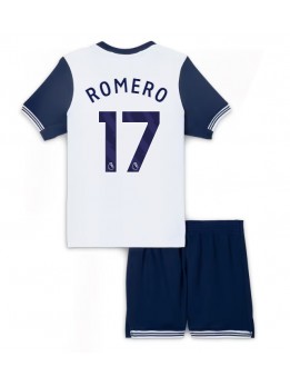 Tottenham Hotspur Cristian Romero #17 Dječji Domaci Dres kompleti 2024-25 Kratak Rukavima (+ kratke hlače)